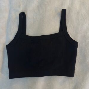 Oak+Fort Black Crop top